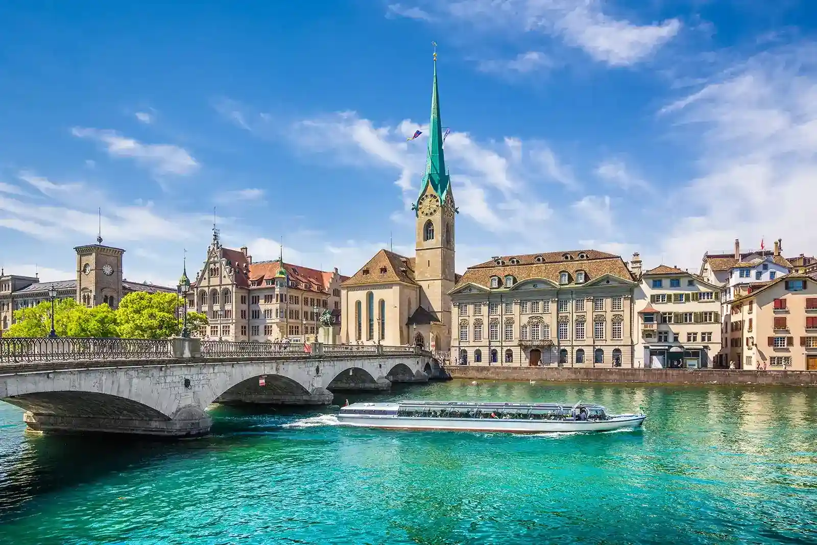 Fraumunster Church in Zurich
